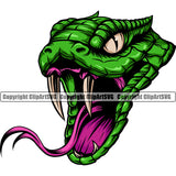 Rattlesnake Snake Animal Head Reptile Wildlife Wild Animal Rattlesnakes Zoo Mascot Cobra Viper Python Design Art Logo Clipart SVG
