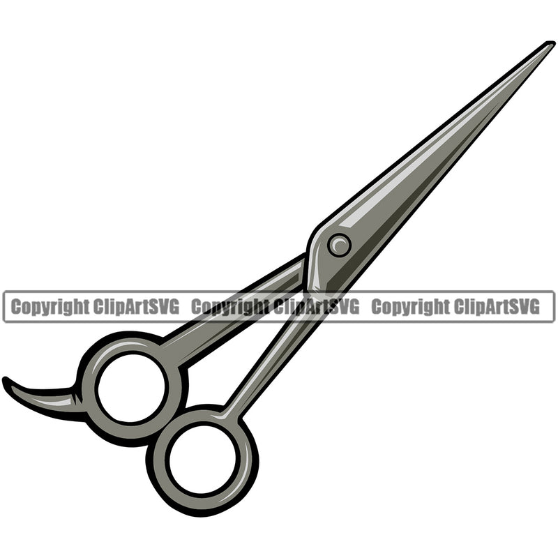 Barber Scissors Shears Hair Clippers Shop Barbershop Hair Cut Hairdresser Scissors Color Hairstyle Hairstylist Beauty Salon Beard Shave Shaving Groom Grooming Design Element Retro Vintage Business Company Logo Clipart SVG