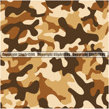 Camo Classic Seamless Pattern Design Camping Nature Sports Military Fashion Vector Fishing Paintball Army War Brown Color Clipart SVG