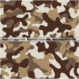 Camo Classic Seamless Design Pattern Army War Combat Camping Nature Vector Military Fashion Clipart SVG