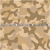 Camo Camouflage Seamless Pattern Design Brown Soil Color Fishing Paintball Army War Combat Camping Nature Sports Military Fashion Vector Clipart SVG