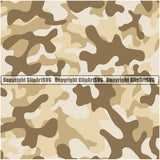 Camo Camouflage Seamless Pattern Design Brown Color Camping Nature Sports Military Fashion Vector Army War Clipart SVG