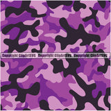 Camo Classic Seamless Pattern Design Purple Color Nature Sports Military Fashion Vector Paintball Army War Combat Camping Clipart SVG