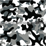 Camo Classic Seamless Pattern Design White Color Paintball Army War Combat Camping Nature Sports Military Fashion Clipart SVG