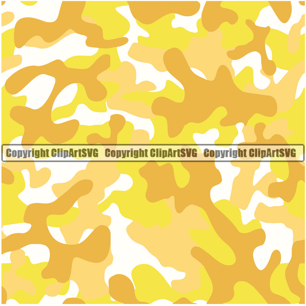 Yellow Triangular Camo Camo Classic Seamless Pattern Design Yellow Color Nature Sports ...
