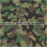 Camo Classic Seamless Pattern Design Army War Combat Camping Nature Sports Military Fashion Green Color Clipart SVG