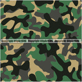 Camo Classic Seamless Pattern Design Wilderness Vector Army War Combat Camping Nature Sports Military Fashion Green Color Clipart SVG