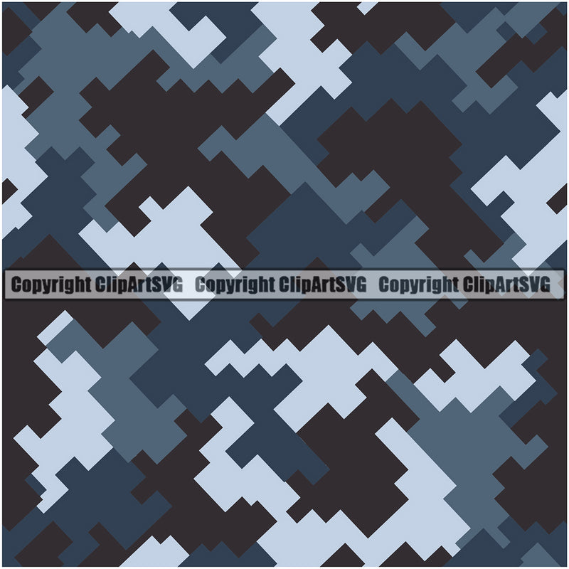 Camo Digital Seamless Pattern Design Gray Black White Multicolor Wilderness Outdoor Combat Camping Nature Sports Military Fashion Army War Clipart SVG