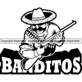 Cowboy Western Texas Vintage American Country Rodeo Traditional Retro Mexican Banditos Mascot Quote Text Design Element Old Wild West Art Design Isolated Rancher Logo Clipart SVG
