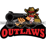 Cowboy Sports Mascot Western Texas Vintage American Country Rodeo Traditional Cowboy Outlaw Color Quote Text Design Element Retro Old Wild West Art Design Isolated Rancher Logo Clipart SVG