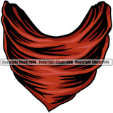 Cowboy Western Texas Vintage American Cowboy Color Scarf Bandanna Design Element Country Rodeo Traditional Retro Old Wild West Art Design Isolated Rancher Logo Clipart SVG