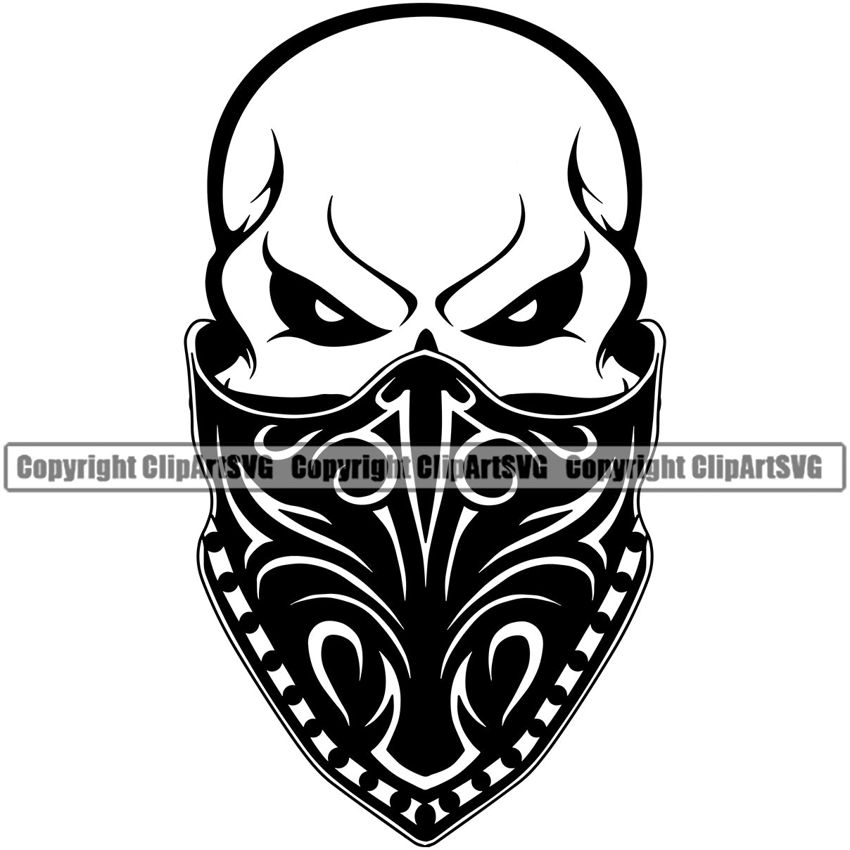 Cowboy Skull Skeleton Wearing Leather Bandanna Mask Western Texas ...