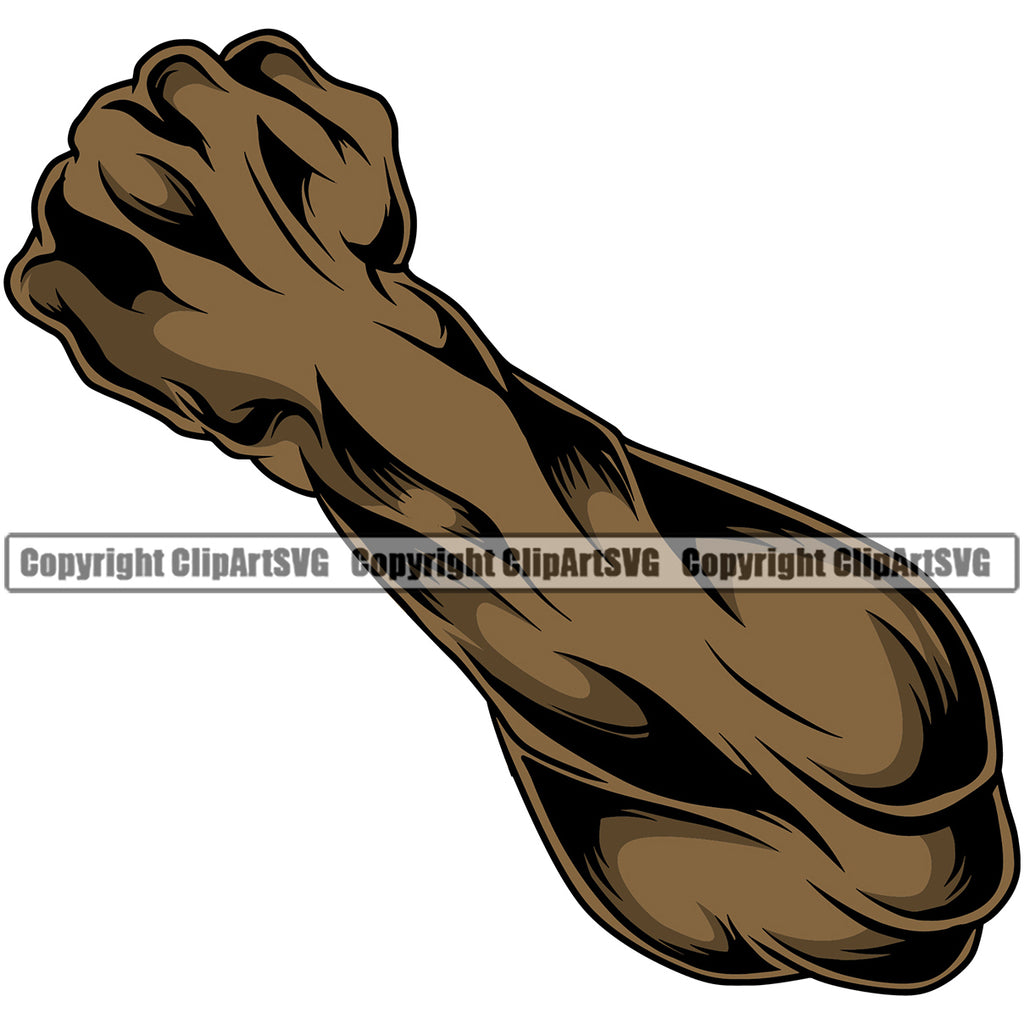 Hand Crossed Black African American Design Element Fist Finger Gesture Hold Grab Grabbing Object Cartoon Character Mascot Creation Create Art Artwork Creator Business Company Logo Clipart SVG