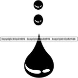 Black Blood Drip Dripping Melt Melting Drop Dropping Black Color Black Silhouette Design Element Bloody Horror Scary Wet Liquid Splash Splashing Vector Clipart SVG