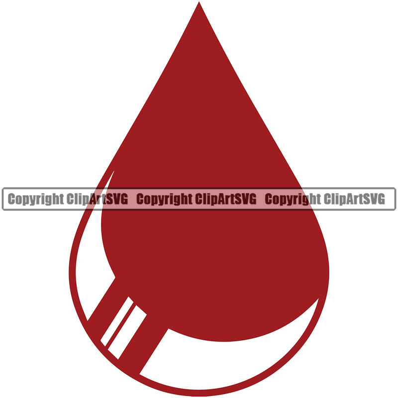 Blood Drop Red Color Design Element Drip Dripping Melt Melting Drop Dropping Scary Wet Liquid Splash Splashing Vector Clipart SVG