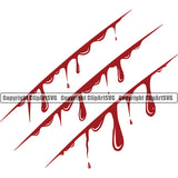 Blood Cuts Slice Design Element Drip Dripping Melt Melting Drop Dropping Bloody  Scary Liquid Splash Splashing Clipart SVG