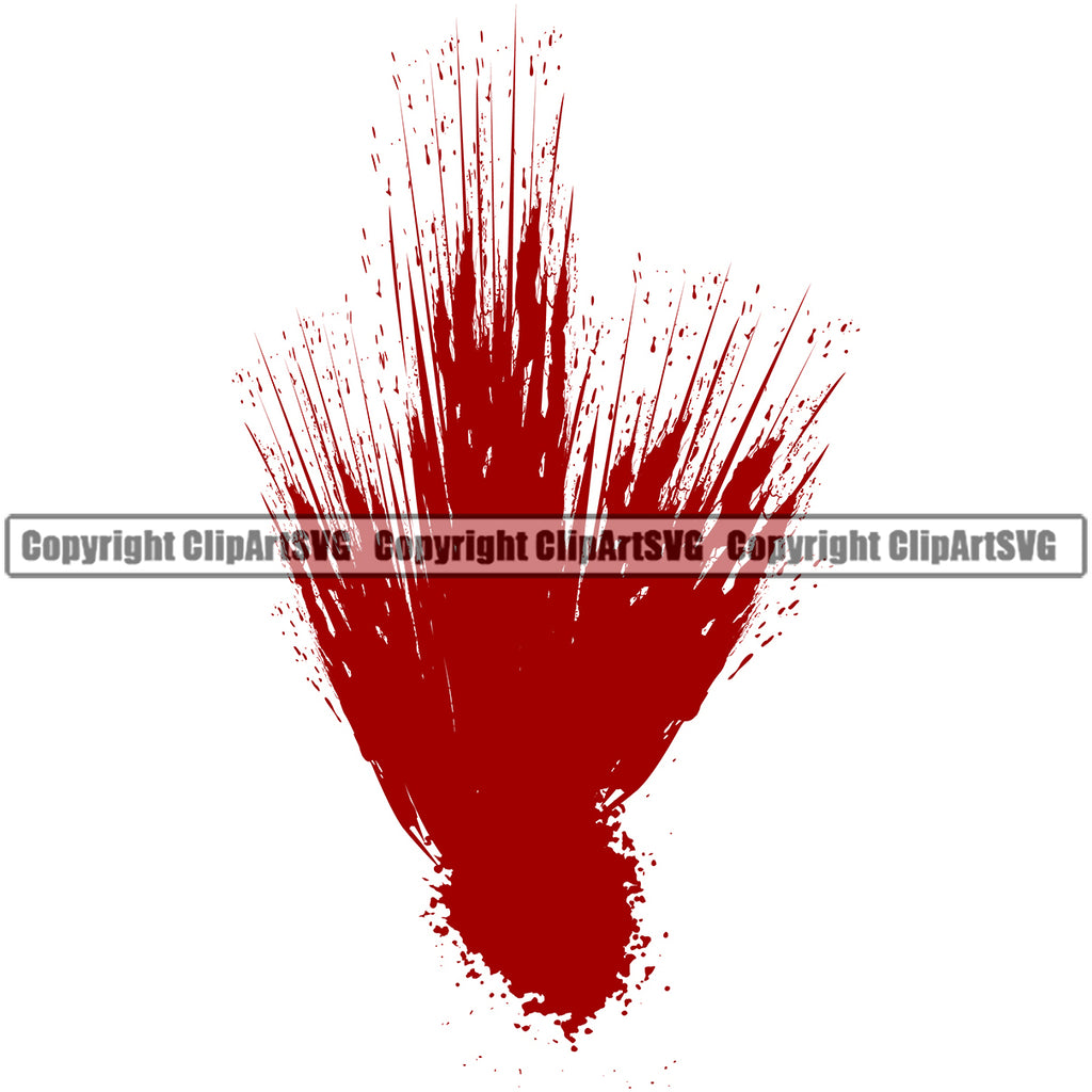 Bloody String Splatter Blood Splatter Clipart