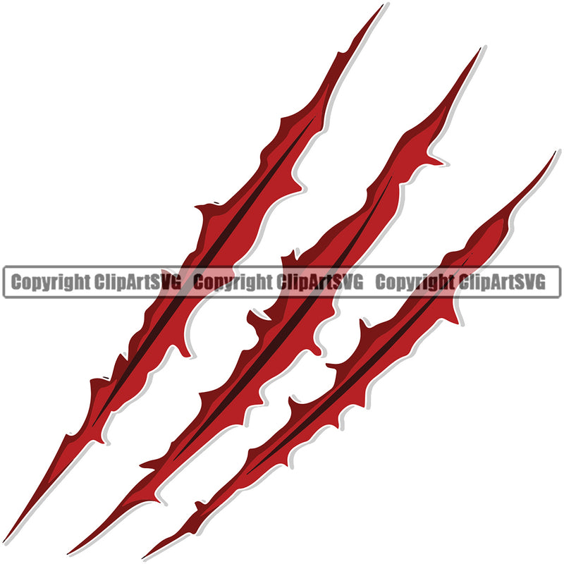 Scratches Blood Design Melt Melting Drop Dropping Splatter Spill Spilling Drip Dripping Liquid Splash Splashing Clipart SVG