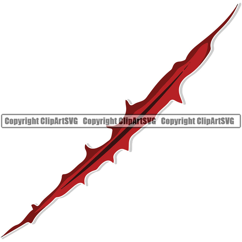 Scratches Blood Design Red Color Melting Drop Dropping Bloody Horror Scary Wet Liquid Splash Splashing Spill Spilling Drip Dripping Clipart SVG