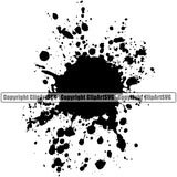 Black Blood Splatter Design Spill Spilling Black Silhouette Drip Dripping Melt Melting Drop Dropping Element Black Color Bloody Horror Scary Wet Liquid Splash Vector Clipart SVG