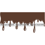 Mud Chocolate Color Design Element Poop Wet Liquid Splash Splashing  Splatter Spill Spilling Drip Dripping Melt Melting Drop Dropping Clipart SVG