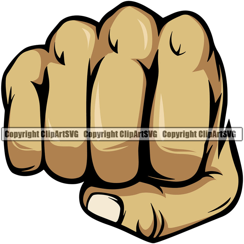 Hand White Caucasian Fist Design Element Finger Gesture Position Hold Holding Grab Grabbing Object Cartoon Character Mascot Creation Create Art Artwork Creator Business Company Logo Clipart SVG