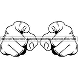 Hand Holding Pointing Design Element Grab Grabbing Object Cartoon Character Mascot Creation Create Art Artwork Creator Business Company Fist Finger Gesture Position Hold Holding Logo Clipart SVG