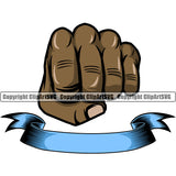 Hand Black African American Design Element Fist Finger Ribbon Gesture Position Hold Holding Grab Grabbing Object Cartoon Character Mascot Creation Create Art Artwork Creator Business Company Logo Clipart SVG