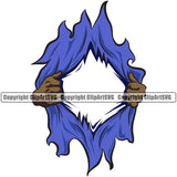 Hand Rip Flag Open Design Element Black African American Fist Finger Gesture Position Hold Holding Grab Grabbing Object Cartoon Character Mascot Creation Create Art Artwork Creator Business Company Logo Clipart SVG