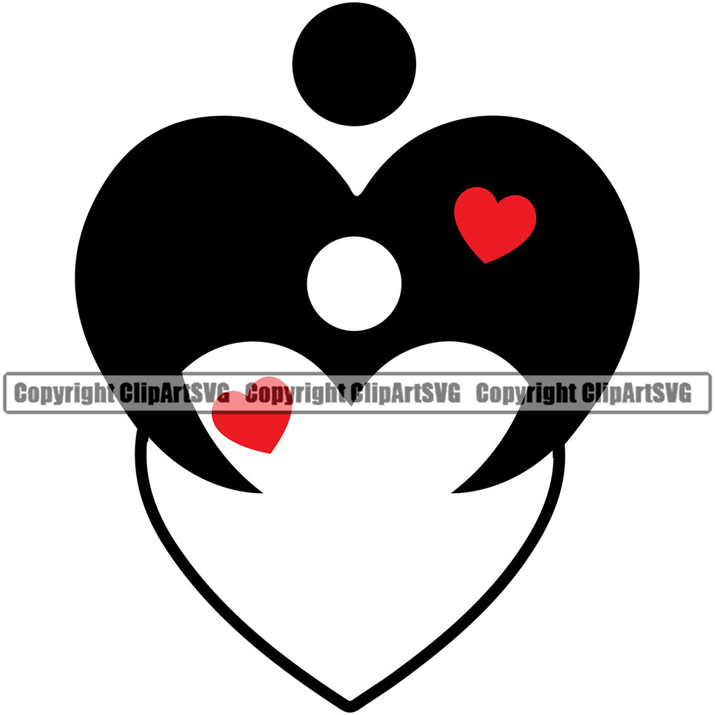 Dolphin Heart Dolphin Loves Miami Dolphin Vector Design Element Heart Love Romance Romantic Relationship Logo Family Couple Wedding Clipart SVG