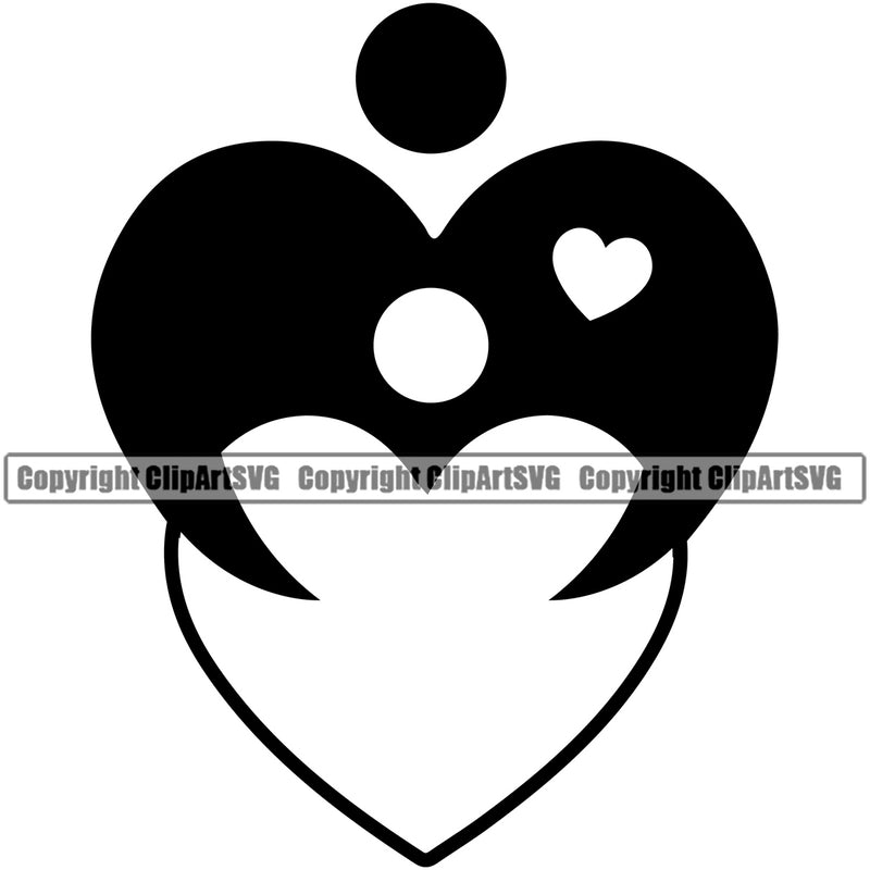 Dolphin Maker Heart Dolphin Couple Love Heart Symbol Vector Design Element Heart Love Romance Romantic Relationship Logo Family Couple Wedding Clipart SVG