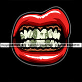 Lips Red Color Black Background Design Element Face Sexy Mouth Position Cartoon Mascot Creation Create Art Artwork Creator Business Company Logo Clipart SVG