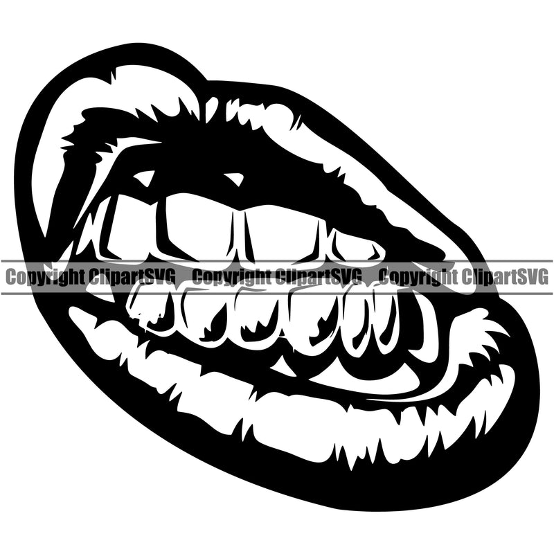 Lips Woman Female Girl Lady Design Element Face Sexy Mouth Head Character Mascot Creation Create Art Artwork Creator Business Company Logo Clipart SVG