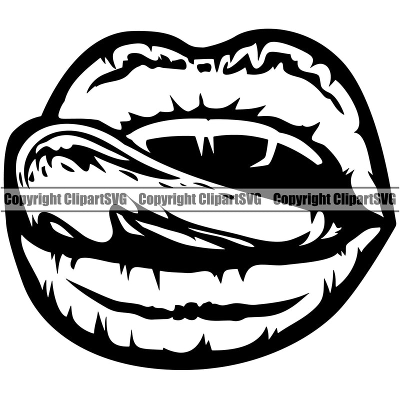 Lips Woman Female Girl Lady Design Element Face Sexy Mouth Position Cartoon Character Mascot Creation Create Art Creator Business Company Logo Clipart SVG
