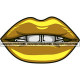 Lips Color Design Element Face Sexy Mouth Position Head Woman Female Girl Lady Cartoon Character Mascot Creation Create Art Artwork Creator Business Company Logo Clipart SVG