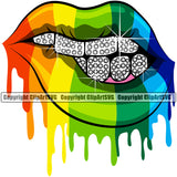 Lips Diamond Mouth Design Element Face Evil Sinister Grin Grinning Sexy Mouth Position Head Cartoon Character Mascot Creation Create Art Artwork Creator Business Company Logo Clipart SVG