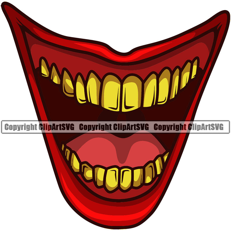 Lips Evil Sinister Grin Grinning Smile Mouth Design Element Male Man Boy Face Sexy Mouth Position Head Cartoon Character Mascot Creation Create Art Artwork Creator Business Company Logo Clipart SVG