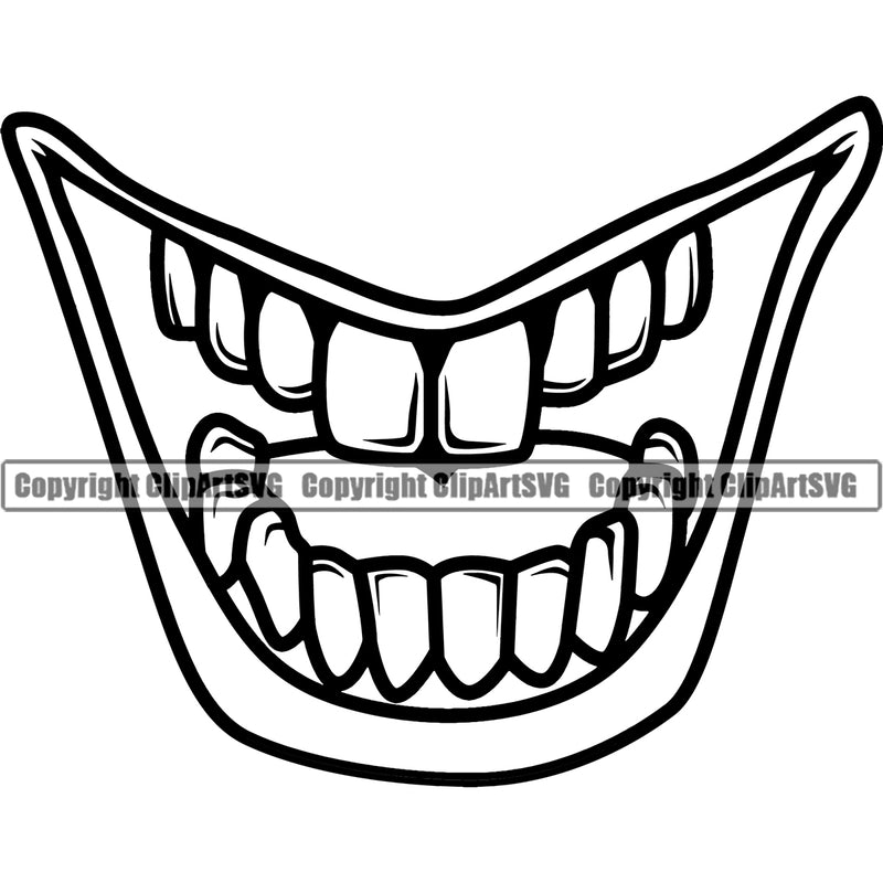 Lips Design Element Male Man Boy Mouth Position Head Cartoon Character Mascot Creation Create Evil Sinister Grin Grinning Artwork Creator Business Company Logo Clipart SVG