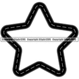 Motorcycle Dirt Bike Motocross Motorcross Motor Moto Cross Off Road Automotive Car Race Racing Racer Transportation Road Street Star Design Element White Background Camouflage Garment Art Design Logo Clipart SVG