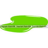 Green Slime Design Element Goo Toxic Slimy Wet Liquid Spill Spilling Drip Dripping Melt Melting Drop Dropping Puddle Vector Clipart SVG