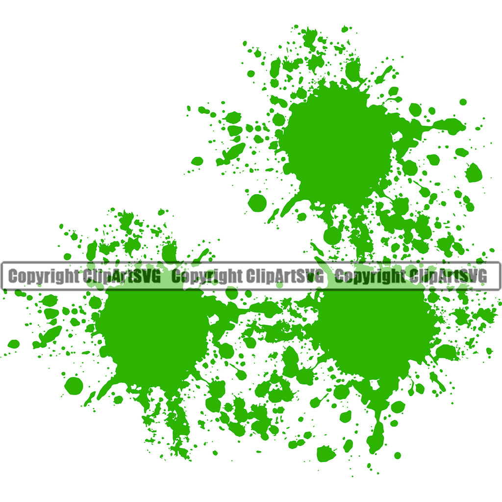 Green Slime Splash Design Liquid Splatter Spill Spilling Drip Dripping Melt Melting Drop Dropping Vector Clipart SVG