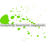 Slime Splatter Green Color Design Liquid Splash Spill Spilling Drip Dripping Melt Melting Drop Dropping Goo Toxic Vector Clipart SVG