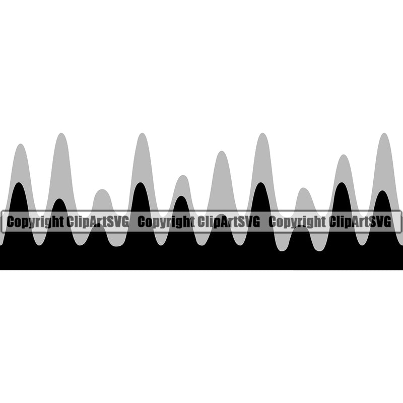 Sound Wave Microphone Vector Design Element Digital Equalizer Music Audio Voice Pulse Waveform Volume Song Wave Line Frequency Signal Electronic Pattern Level Beat Logo Clipart SVG