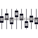 Sound Wave System Key Vector Design Element Digital Equalizer Music Audio Voice Pulse Waveform Volume Song Wave Line Frequency Signal Electronic Pattern Level Beat Logo Clipart SVG