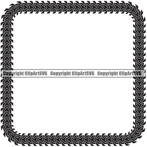 Motorcycle Dirt Bike Motocross Motorcross Motor Moto Cross Off Road Extreme Race Racing Racer Tire Tread Border Tire Track Motorcycle Square White Background Design Element Outline Background Design Element Art Logo Clipart SVG