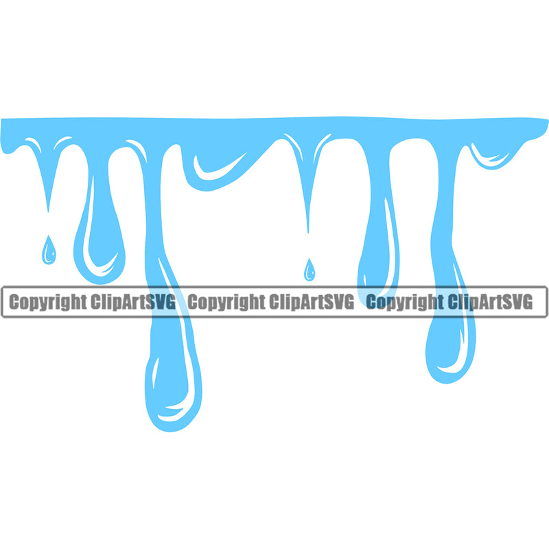 Water Drop Dropping Design Element H20 Clean Clear Wet Liquid Splash Spilling Drip Dripping Splash Splashing Splatter Spill Clipart SVG