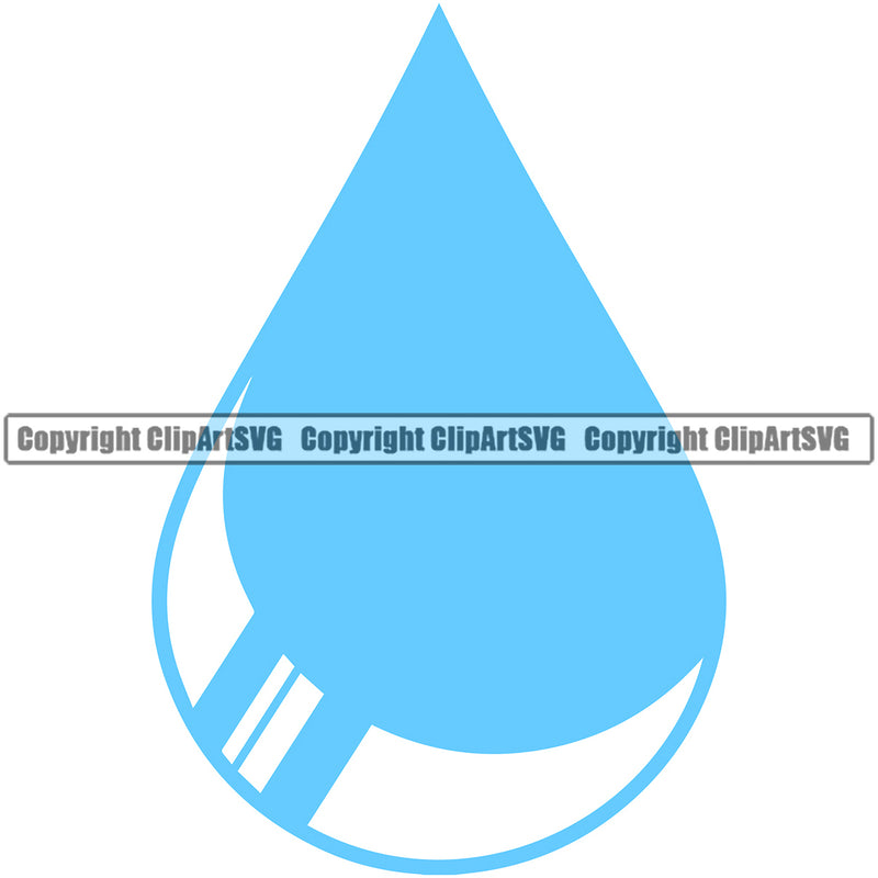 Water Design Element H20 Clean Spilling Drip Dripping Melt Melting Drop Dropping Splashing Splatter Spill Clear Wet Liquid Clipart SVG