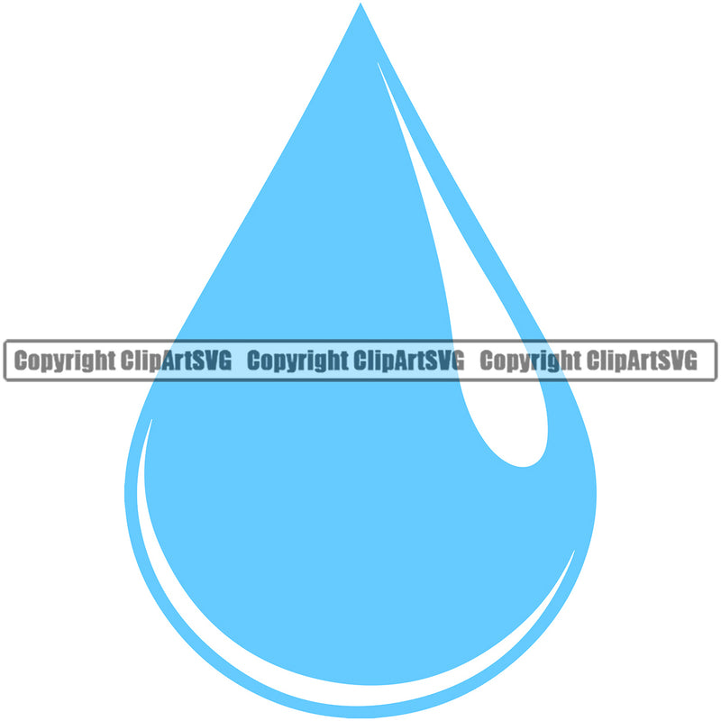Water Design Element H20 Clean Clear Wet Liquid Splash Color Spilling Drip Dripping Melt Melting Drop Dropping Splatter Spill Clipart SVG