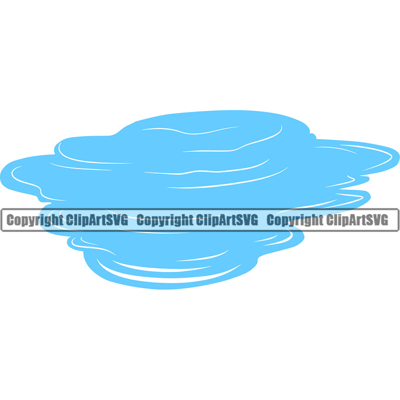 Water Design Element H20 Clean Clear Wet Liquid Splash Splashing Splatter Puddle Dripping Melt Melting Drop Dropping Vector Clipart SVG
