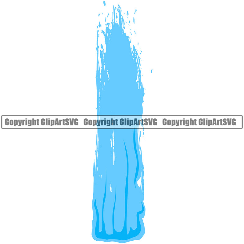 Water Drip Smear Design Element Dripping Melt Melting Drop Dropping H20 Clean Clear Wet Liquid Splash Splashing Spilling Clipart SVG